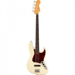 Fender 0193970705 American Professional II Jazz Bass - Olympic White with Rosewood Fingerboard