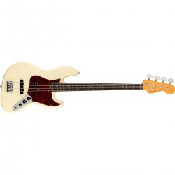 Fender 0193970705 American Professional II Jazz Bass - Olympic White with Rosewood Fingerboard