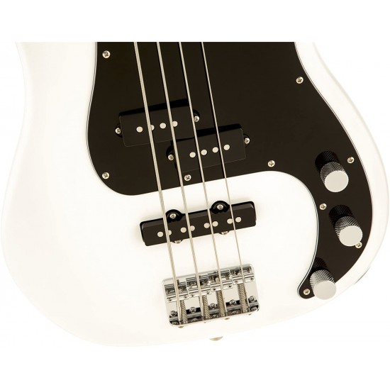 Fender Squier Affinity Series Precision Bass PJ - Olympic White with Indian Laurel Fingerboard