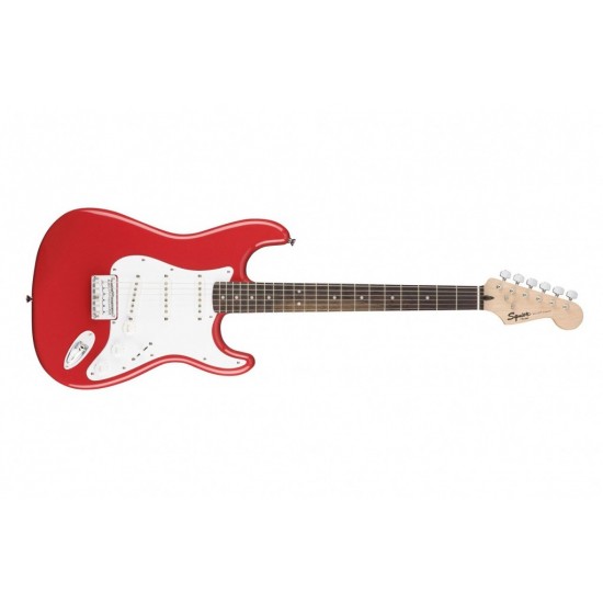 Fender Squier MM Stratocaster HT Electric Guitar Red- 0370910558