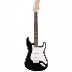 Fender Squier 371005506 Bullet Stratocaster Beginner Hard Tail Electric Guitar HSS - Black