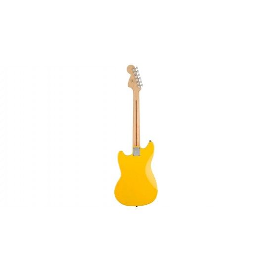 Fender 0371222574 Squier Limited Edition Bullet Competition Mustang HH Electric Guitar in Graffiti Yellow with Black Stripes Fender 0371222574 Squier Limited Edition Bullet Competition Mustang HH Electric Guitar in Graffiti Yellow with Black Stripes