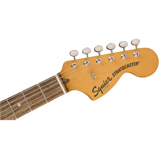 Fender Squier 0374020521 Classic Vibe 70s Stratocaster Electric Guitar, Natural