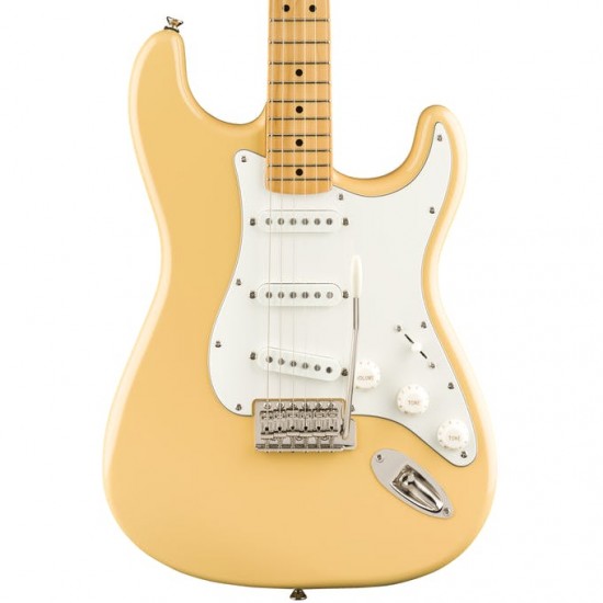 Fender 0374021541 Squier Classic Vibe '70s Stratocaster - Vintage White With Blackstar Debut 10E Guitar Combo Amplifier Bundle