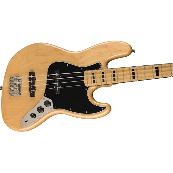 Fender Squier Classic Vibe '70s Jazz Bass V - Natural with Maple Fingerboard