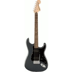 Fender 0378051569 Squier Affinity Series Stratocaster Electric Guitar - Charcoal Frost Metallic 