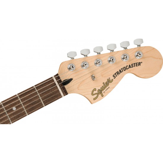 Fender 0378051569 Squier Affinity Series Stratocaster Electric Guitar - Charcoal Frost Metallic 