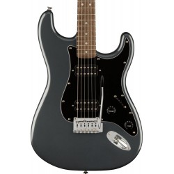 Fender 0378051569 Squier Affinity Series Stratocaster Electric Guitar - Charcoal Frost Metallic 