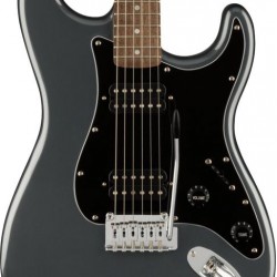 Fender 0378051569 Squier Affinity Series Stratocaster Electric Guitar - Charcoal Frost Metallic 