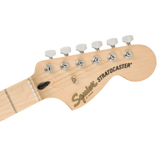 Fender 0378153539 Squier Affinity Series Stratocaster Electric Guitar - Black Burst with Maple Fingerboard