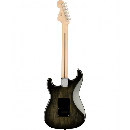 Fender 0378153539 Squier Affinity Series Stratocaster Electric Guitar - Black Burst with Maple Fingerboard