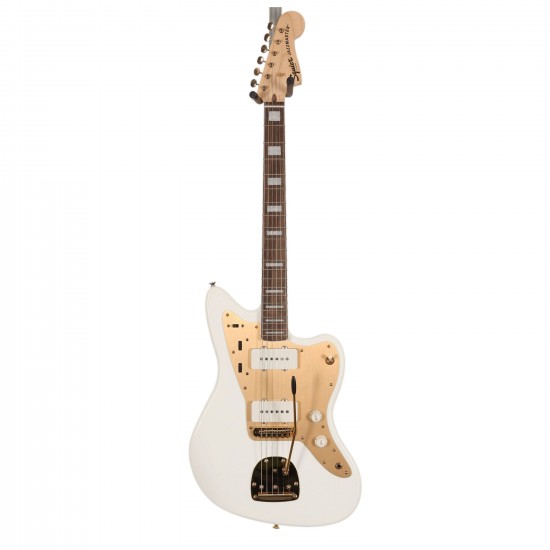 Fender Squier 40th Anniversary Gold Edition Jazzmaster - Olympic White