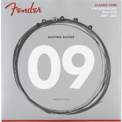 Fender 155L Classic Core Vintage Nickel Ball End Electric Guitar Strings - .009-.042 Light