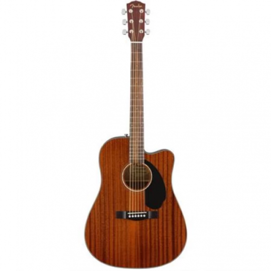 Fender 0970113022 CD-60SCE Dreadnought Cutaway Acoustic Guitar -All Mahogany