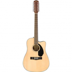 Fender 0970193021 CD-60SCE Dreadnought 12 String Acoustic Electric Guitar - Natural