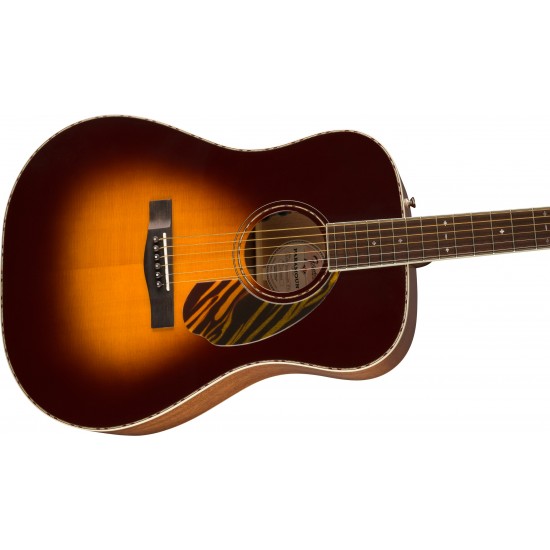 Fender PD-220E Dreadnought Acoustic-electric Guitar - 3-color Vintage Sunburst