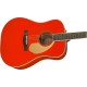 Fender 0970312340 PM-1E FSR Acou/El Guitar -Fiesta Red