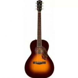 Fender PS-220E Parlor Acoustic-electric Guitar - 3-tone Vintage Sunburst