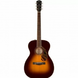 Fender Paramount PO-220E Orchestra Acoustic-electric Guitar - 3-color Vintage Sunburst