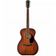 Fender Paramount PO-220E All Mahogany Orchestra Acoustic-electric Guitar - Aged Cognac Burst