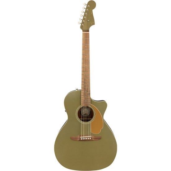 Fender Newporter Player Electro-Acoustic Guitar 0970743076 - Olive Satin