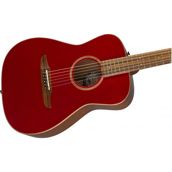 Fender California Classic Malibu Electro-Acoustic Guitar 0970922215 - Hot Rod Red Metallic