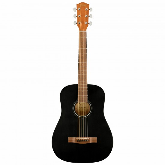 Fender FA-15 3/4 Scale Steel Acoustic Guitar Black