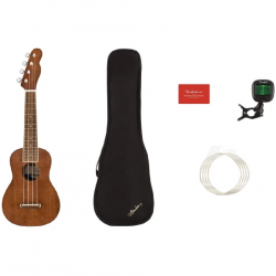 Fender 0971610022 Seaside Soprano Ukulele Pack 