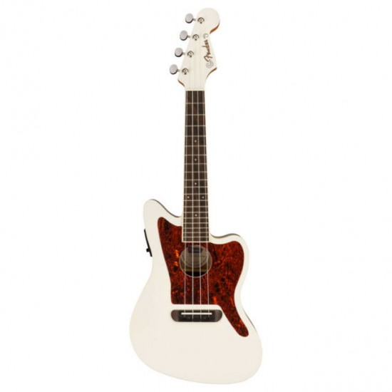 Fender Fullerton Jazz Master Uke Olympic White 