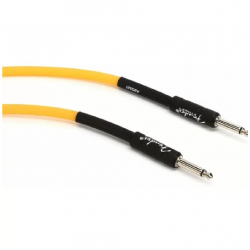 Fender 0990810113 Professional Series Glow in the Dark Orange Instrument Cable - 10 Feet