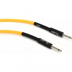 Fender 0990810113 Professional Series Glow in the Dark Orange Instrument Cable - 10 Feet