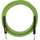Fender 0990810119 Professional Series Glow in the Dark Green Instrument Cable - 10 Feet