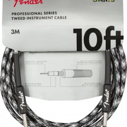 Fender 0990810124 Professional Series Straight to Straight Instrument Cable - 10-foot Winter Camo