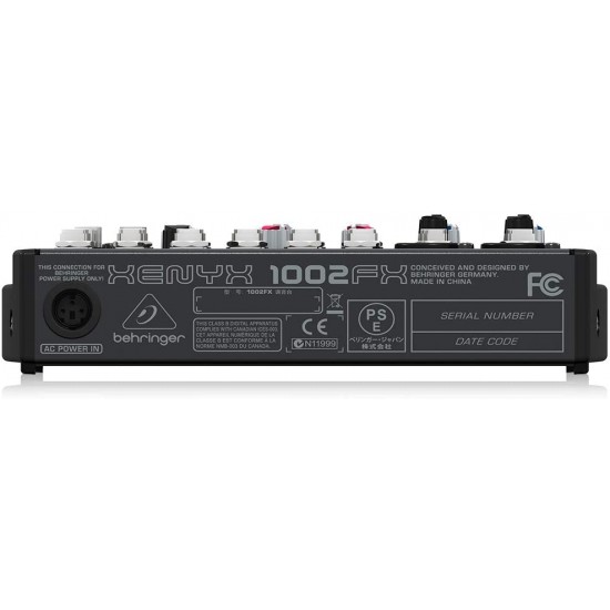 Behringer Xenyx 1002FX Mixer with Effects Behringer Xenyx 1002FX Mixer with Effects