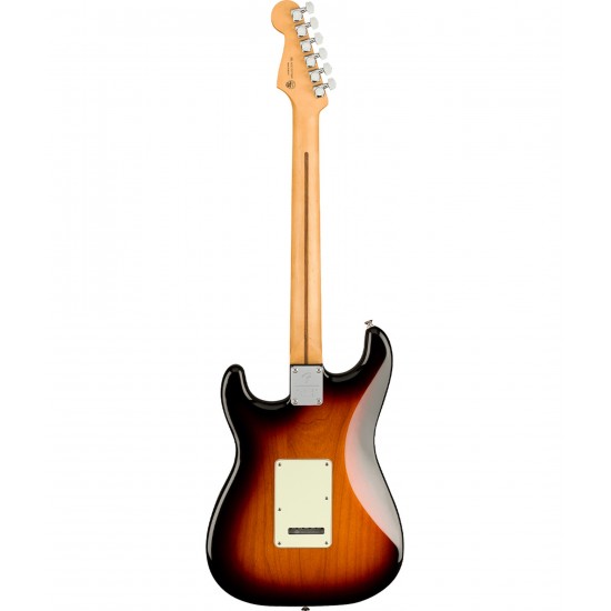 Fender Player Plus Stratocaster Electric Guitar - 3-tone Sunburst with Maple Fingerboard Fender Player Plus Stratocaster Electric Guitar - 3-tone Sunburst with Maple Fingerboard