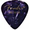 Fender Medium 351 Shape Premium Guitar Picks, Purple Moto