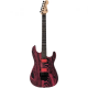 Charvel Pro Mod San Dimas Style 1 HH FR E Ash Electric Guitar Neon Pink Ash With Ebony Fingerboard