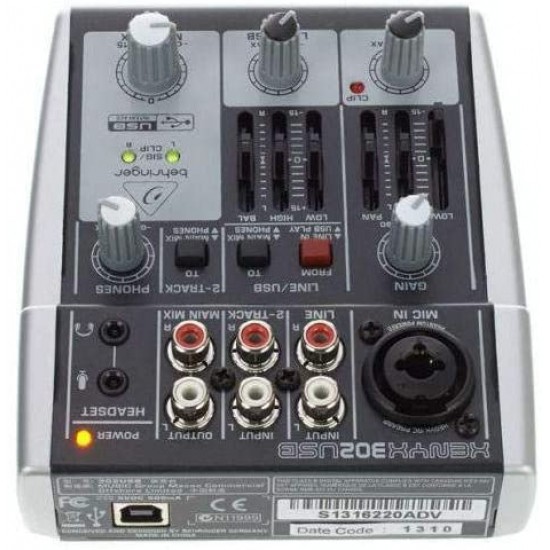 Behringer Xenyx 302USB Mixer with USB