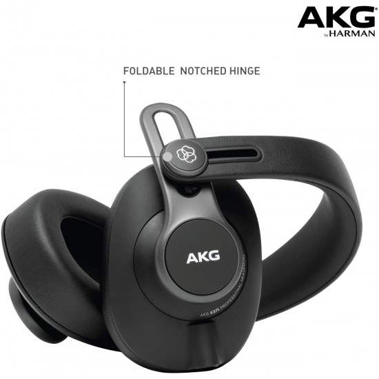 AKG K361 Over Ear Closed Back Studio Headphones