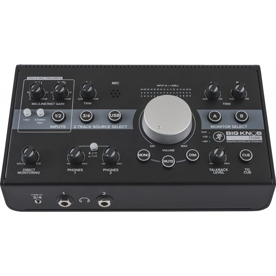 Mackie Big Knob Studio 3x2 Studio Monitor Controller and Interface