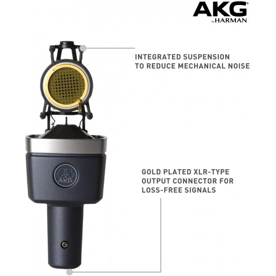 AKG C214 Professional Large-Diaphragm Condenser Microphone