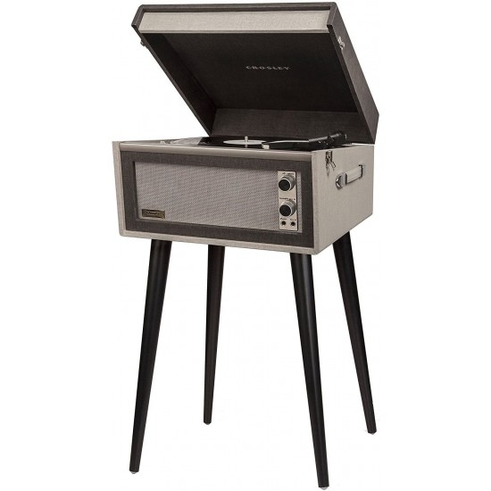 Crosley CR6233D-BK Dansette Bermuda Portable Turntable with Aux-In and Bluetooth, Black Crosley CR6233D-BK Dansette Bermuda Portable Turntable with Aux-In and Bluetooth, Black