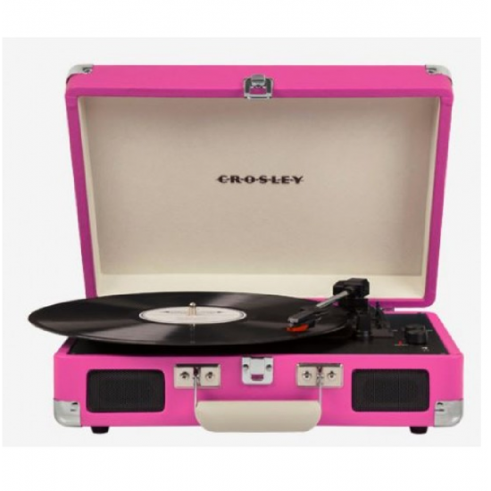 Crosley Cruiser Deluxe Turntable-Pink