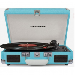 Crosley Cruiser Deluxe Turntable Turquoise _x000D_ 