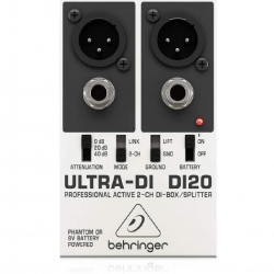 Behringer Ultra-DI DI20 2-channel Active Direct Box / Splitter