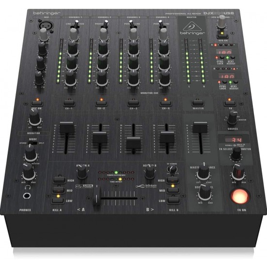 Behringer -Pro Mixer DJX900Usb Professional 5-Channel Dj Mixer Behringer -Pro Mixer DJX900Usb Professional 5-Channel Dj Mixer