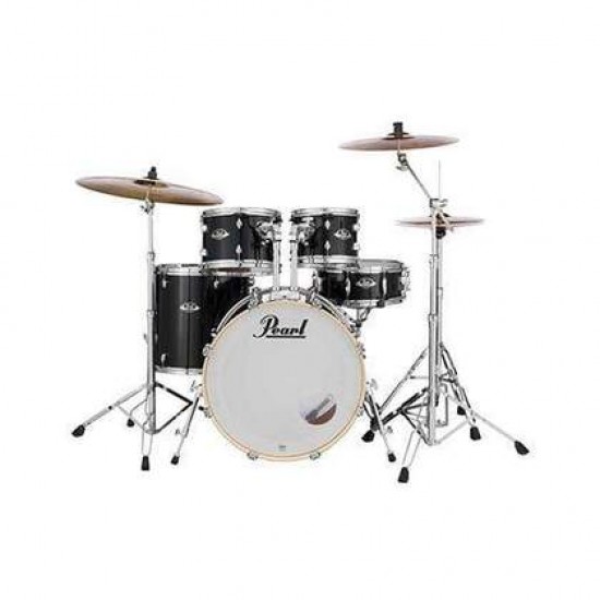 Pearl EXX725SP/C 31 Export Standard 5pc Drum Set - Jet Black Finish With 830 Series ( Without Hardware )