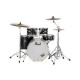 Pearl EXX725SP/C 31 Export Standard 5pc Drum Set - Jet Black Finish With 830 Series ( Without Hardware )