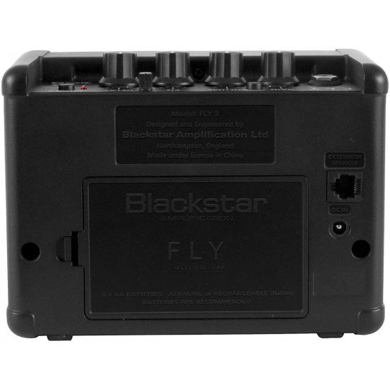 Blackstar Fly 3 1x3" 3-watt Combo Amp Black Blackstar Fly 3 1x3" 3-watt Combo Amp Black