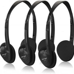 Behringer HO66 Stereo Headphones 3 pcs - Multipack